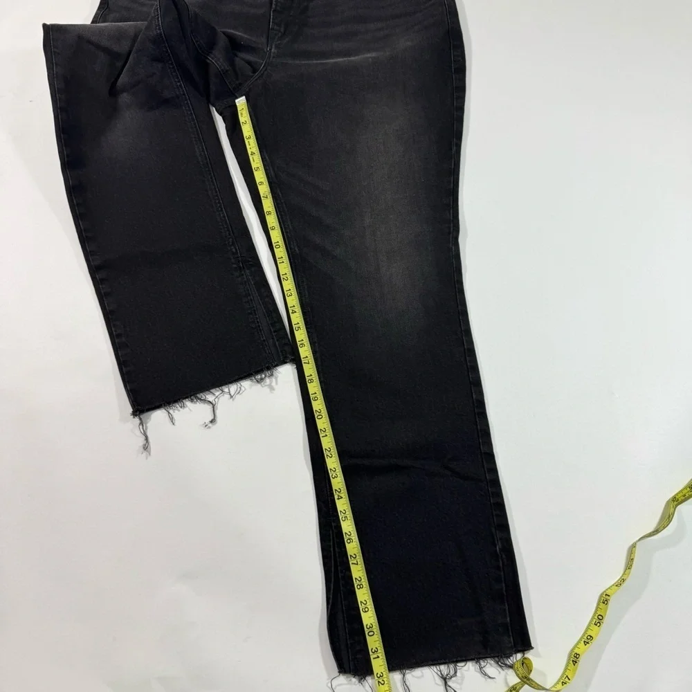 Good American Jeans Good Icon Black Split Hem